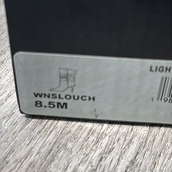 Nine West Women’s Boots WNSlouch Jenn Ivory Cream Tan Mid Calf 8.5 Leather - Picture 7 of 8